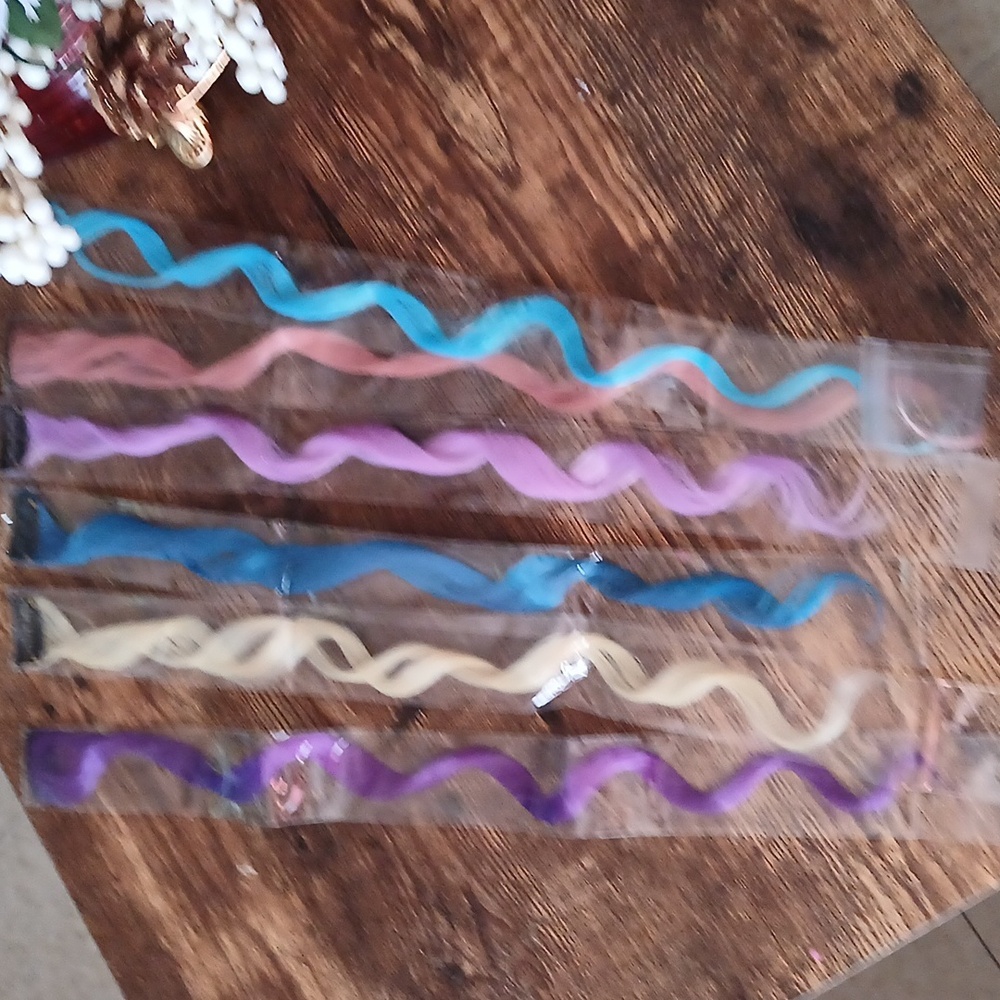 Vibrant Hair Extensions Set